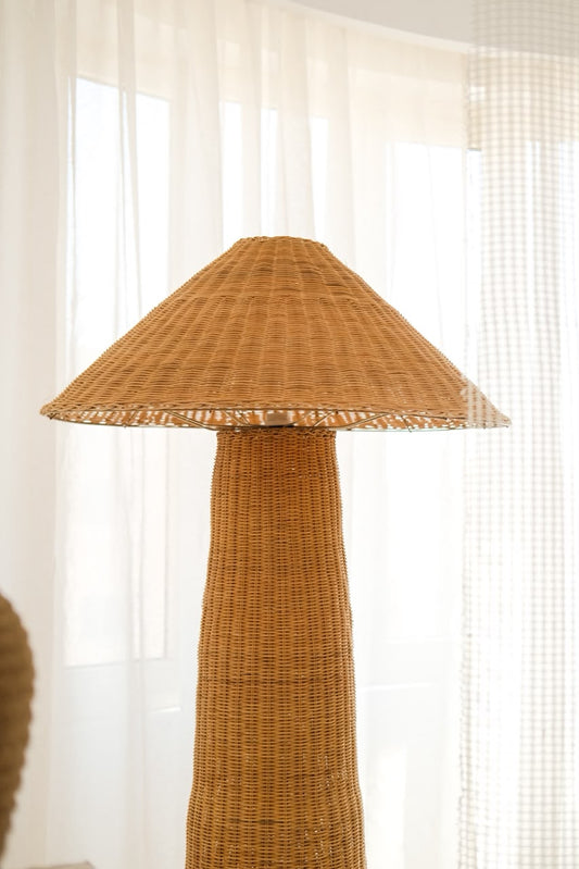 Sylva bamboo floor lamp